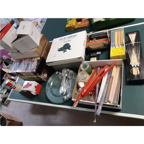 Candles, stemware, and more cat C