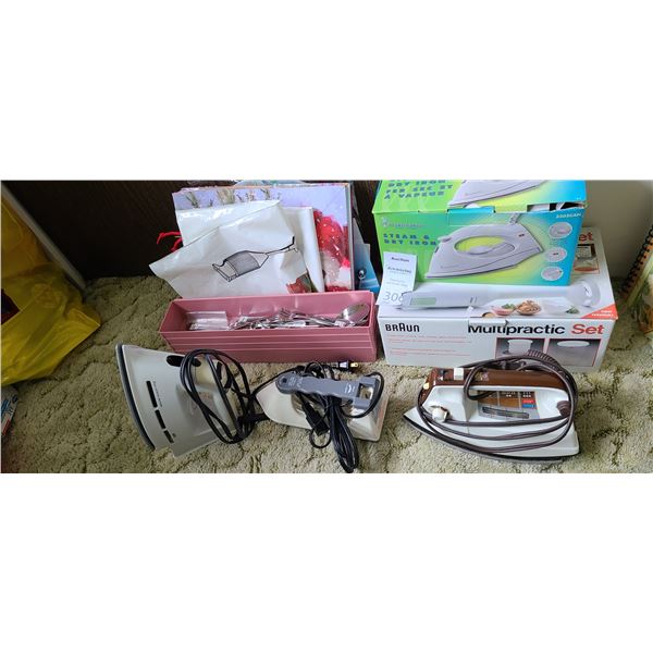 Hand mixer, irons, prints and more cat B