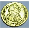 Image 1 : Authentic 1773 Spanish Gold 1/2 Escudo Old Antique Pirate Doubloon Treasure Coin