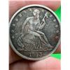 Image 1 : 1843 Liberty Seated Dollar XF