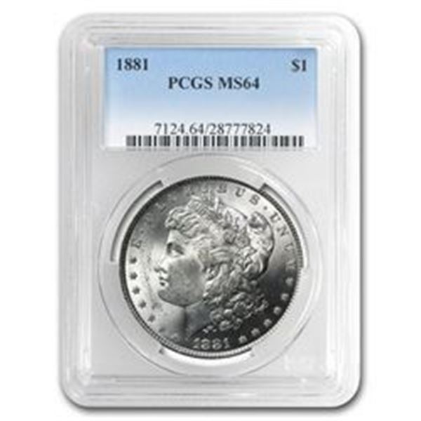 1881 Morgan Dollar NGC MS-64
