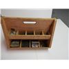 Image 2 : Wooden Carry Tool Box - 16'x10'x12' - c/w screws and nails as displayed