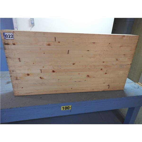 Fir Butcher block top (50 1/2 "x 25 1/2" x5 1/4")