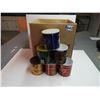 Image 1 : (20) Empty coffee tins with lids