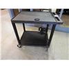 Image 3 : AV/media cart with 110v plug in adapter- 27"x 18"x 25"
