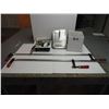 Image 1 : Paint trays and rollers, (2) clamps- 48", (2) foam sealant cans (unused), weather seal tape (unused)