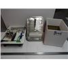 Image 2 : Paint trays and rollers, (2) clamps- 48", (2) foam sealant cans (unused), weather seal tape (unused)