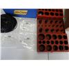 Image 4 : Assorted 0-ring kits and new large O-rings (all items unused)