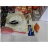 Image 5 : (18) Assorted fuel filters, breather cap, (2) battery filler suction bulbs (all unused)