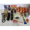 Image 6 : (18) Assorted fuel filters, breather cap, (2) battery filler suction bulbs (all unused)