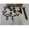 Image 3 : (6) Block bearings, hydraulic hose repir kits, hydraulic lock plugs, hitch pin