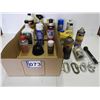 Image 1 : Brake fluid(1/2), brake antifreeze(1/4), Goo Gone(1/2), oil can, lock de-icer(1/2), Goof-off(full), 