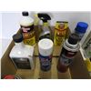 Image 2 : Brake fluid(1/2), brake antifreeze(1/4), Goo Gone(1/2), oil can, lock de-icer(1/2), Goof-off(full), 