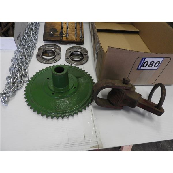 Pump jack brackets- self tightening, (4) John Deer H-83540 Sprocket bearing collars, 8 '- 1/4" safet