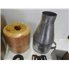 Image 2 : Poly-twine, Funnel, Large Puley, Pump jack engine bracket, (12) strainers