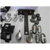 Image 5 : Trimble easy E2 steer bracket, (3) chain hooks, lawn mower hitch, (5) strainers, (6) mower clips, (2