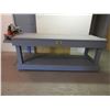 Image 5 : Heavy duty wooden work bench with wood vise and mitre saw extension (81"x34"x33")