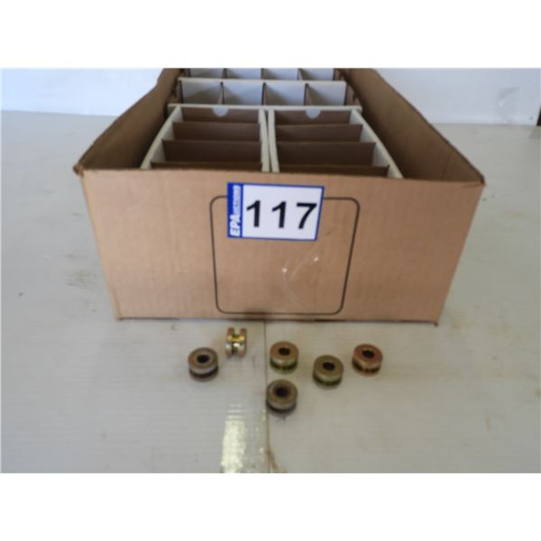 Carridge bolts, guard bolts, (57) crop lifter bushings (all new)