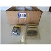 Image 1 : Allan head assorted stainless bolts, hex head assorted bolts, cable clamps, foam spacers (all new)
