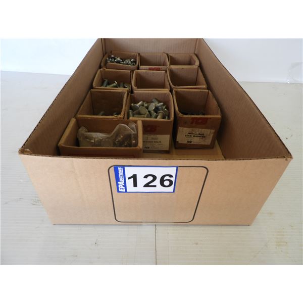 Miscellaneous bolts- 9 types (new)