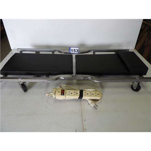 Folding creeper (unused), power bar