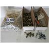 Image 1 : (500 pieces) Bin building bolts westeel 5/16" x 1" with gaskets (unused),  (approximately 250 pieces