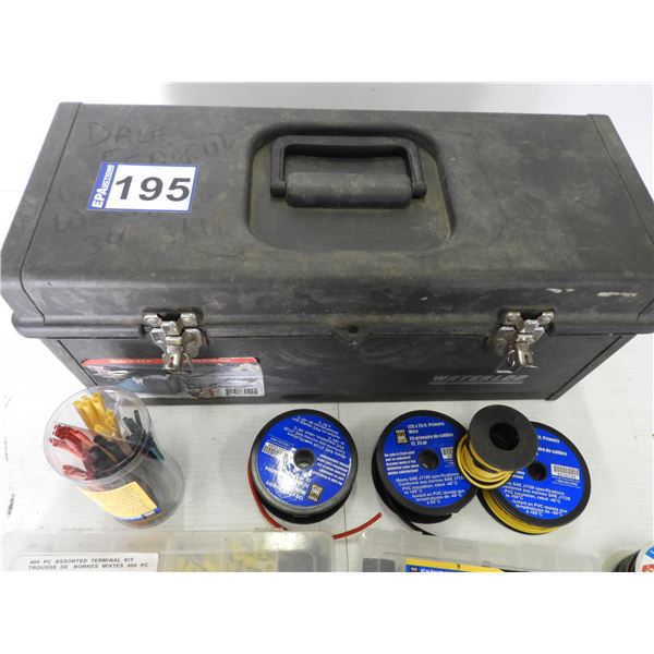 Electrical repair kit, connectors, shrink tube, wires