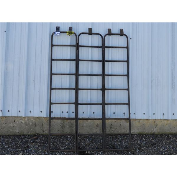 Tri-fold steel ramp  66"L x 45"W - good condition - no cracks