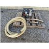 Image 1 : 6.5 HP Water pump, 2" fittings and 2"hose approximately 30 feet - all works very well