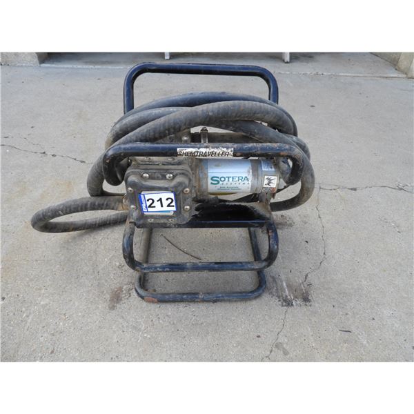 Sotarra 12V chemical pump, 1/4 HP-20amp, serial no. 05921, works well