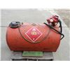 Image 2 : Westeel 100 gallon fuel tank, Gasboy 12volt pump with automatic shut off nozzle - clean and works ve