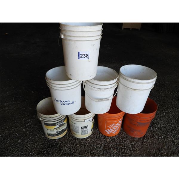 (8) 20L Pails