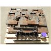 Image 5 : (10) 105lb IH Suitcase Tractor weights with mounting bar - complete - total 1050 lbs, can mount to m