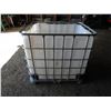 Image 2 : 1000L Plastic tote and cage with top open/cut off
