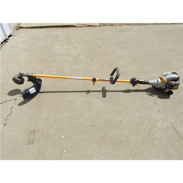 Ryobi RY30931 30cc double string weed eater - runs well, could use a minor tune up