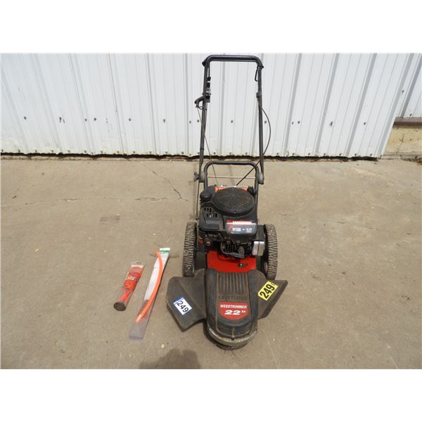 Craftsman weed trimmer- 22" Briggs and Stratton 6.75HP series, 190cc, 6.75lb gross torque with 2 pac