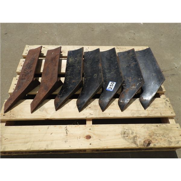 Plow sheers (5)new, (2) used