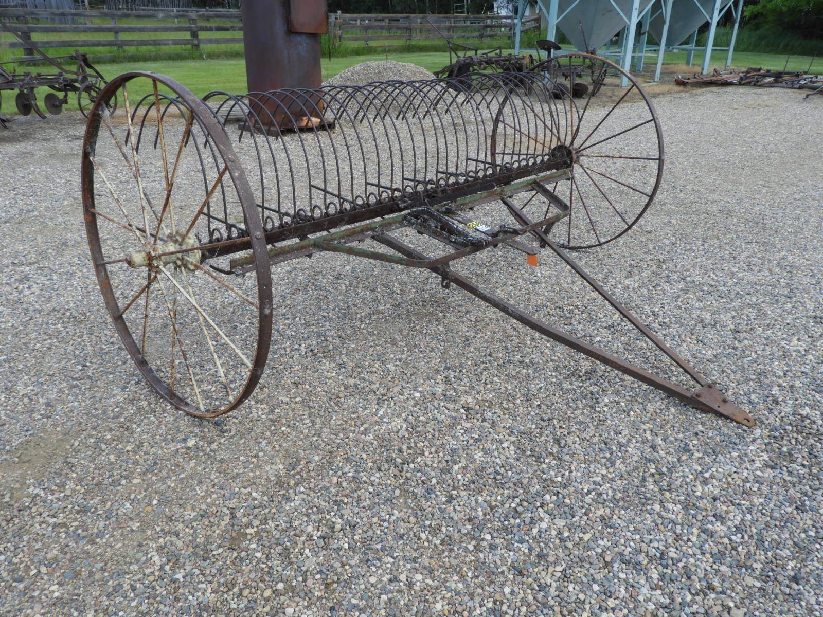 10 Foot Rake 10 Foot Steel Wheel Bunch Rake