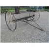 Image 1 : 10 Foot Steel Wheel Bunch Rake