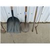 Image 2 : Spade, poly scoop shovel, hoe rake, extra handle, 11" hole scoop, weed wacker