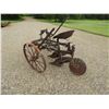 Image 4 : Two Bottom Plow with seat - metal wheels