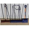 Image 1 : (3) poly snow shovels - 36", 24", 18" sizes