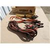 Image 2 : 3 sets Booster cables - Yellow 4 guage 12 ft, Orange 4 guage 8 ft, Red/Black 4 guage 20 ft- clamps a