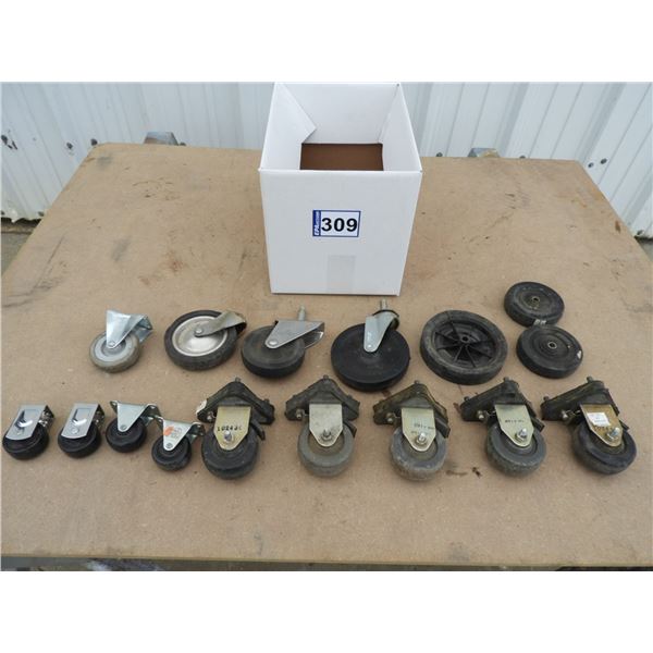 (16)Castor wheels assorted- 9 types