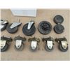 Image 3 : (16)Castor wheels assorted- 9 types