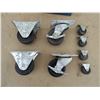 Image 2 : (8) Castor wheels two types- (4) 4" wheels, (4) 2" wheels