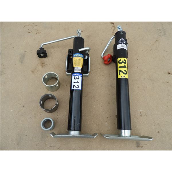Implement jacks 18"x 2000lb (new unused), 20"x2000lb (new unused), (3) Jack mounting collars