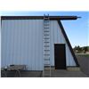 Image 1 : 30 ft Alluminum ladder with wheels- excellent shape, no bent rungs or rails, feet and wheels