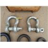 Image 2 : (2) 1" High tensile Clevis (new unused), (1) 1" Clevis (new unused)(, (1) 1" clevis (used), 3/4"  cl