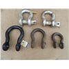 Image 3 : (2) 1" High tensile Clevis (new unused), (1) 1" Clevis (new unused)(, (1) 1" clevis (used), 3/4"  cl